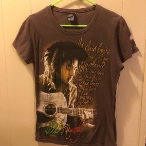 Brown Bob Marley Band Shirt